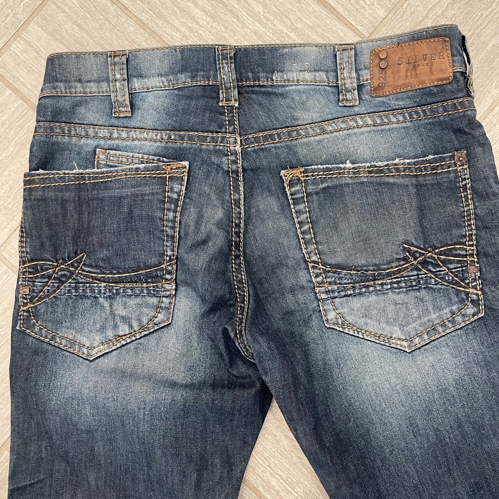 Men's Silver Jeans Size 36 x 32 - Picture 5 of 6